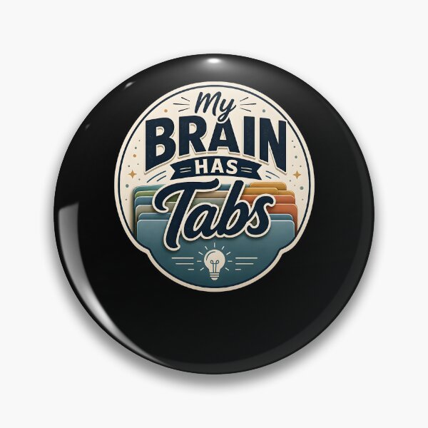 Item preview, My Brain Has Tabs designed and sold by FreshPixelArt.