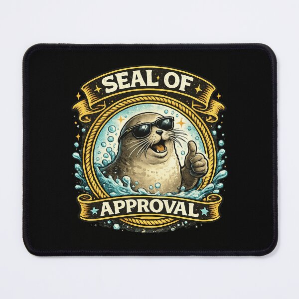 Item preview, Seal of Approval T-Shirt - Funny Thumbs Up Cool Animal Pun designed and sold by Cree8if.
