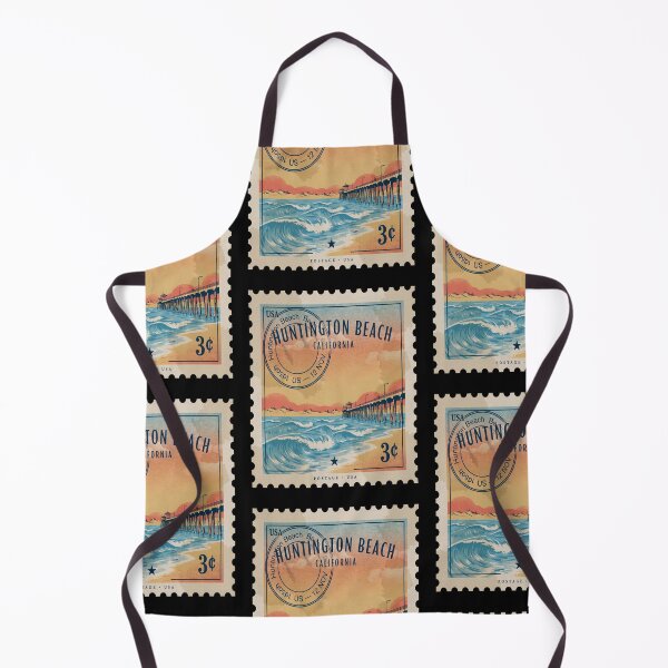 Item preview, Huntington Beach California Coastal Postage Stamp Sticker designed and sold by stickercuffs.