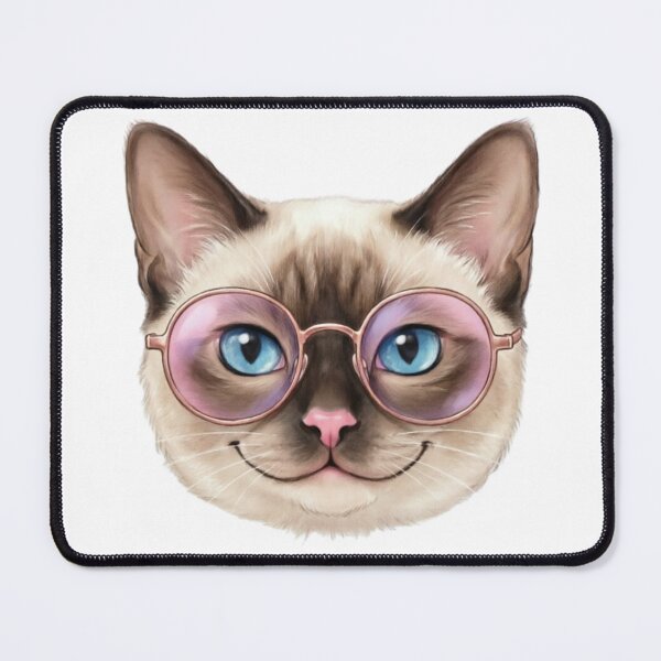 Item preview, Siamese Cat in Stylish Sunglasses Summer Fashion designed and sold by Prints by Mat.
