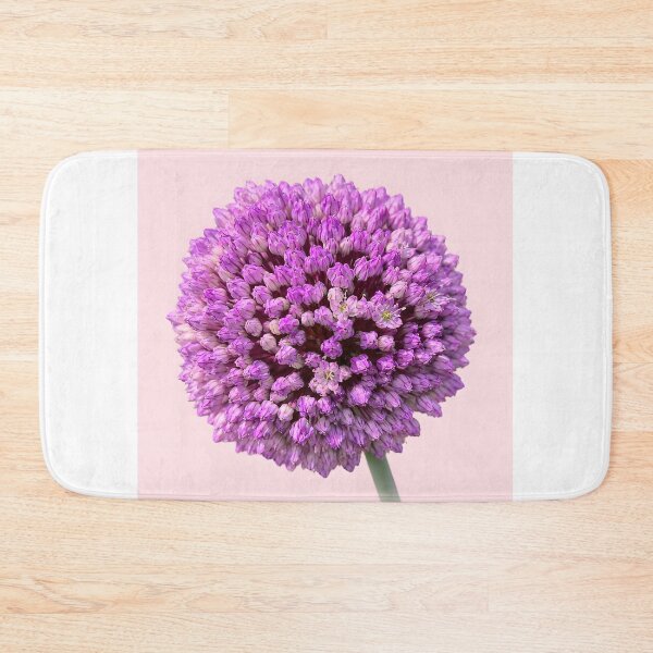 Item preview, Purple Allium Bloom – Botanical Macro Flower Art designed and sold by Violafleurviolett.