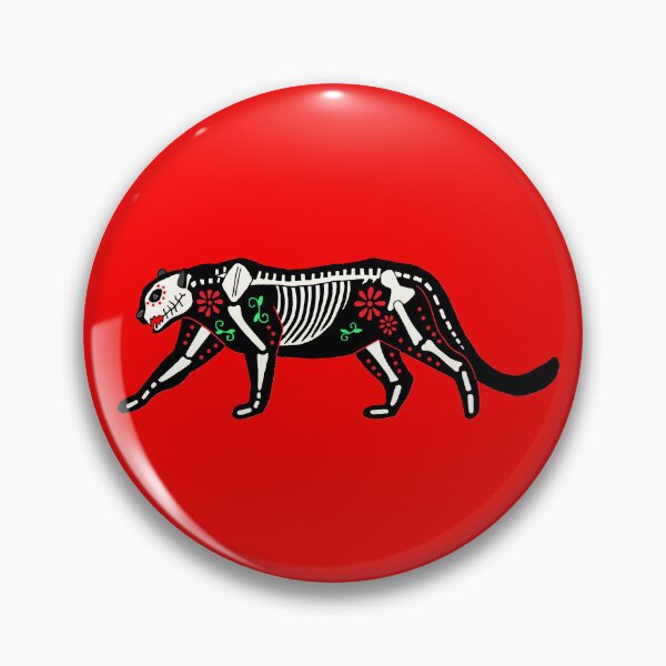 Item preview, Day of the Dead Panther Die Cut designed and sold by JoyousArt4u.