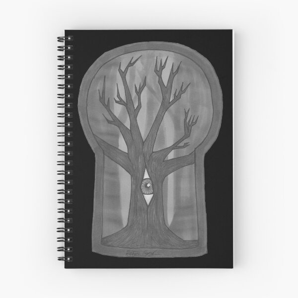 Item preview, Through The Keyhole: The Watching Tree (Desaturated Edition) designed and sold by Grimmlar.