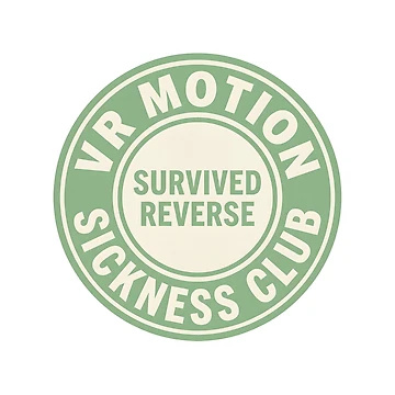 Artwork thumbnail, VR Motion Sickness Club - Sim Racing Humor by GarageGraphics