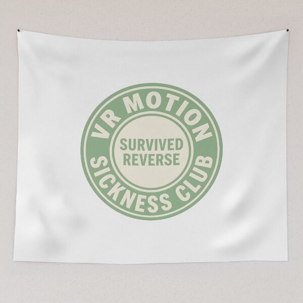 Item preview, VR Motion Sickness Club - Sim Racing Humor designed and sold by GarageGraphics.
