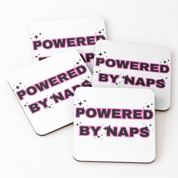 Item preview, Powered By Naps Funny Sleep Lover Quote T-Shirt designed and sold by vibecraft_studio2.