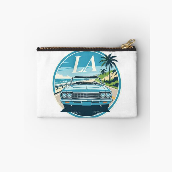 Item preview, LA Coastal Cruisin’ Classic Car Travel Design designed and sold by VladisWorld.