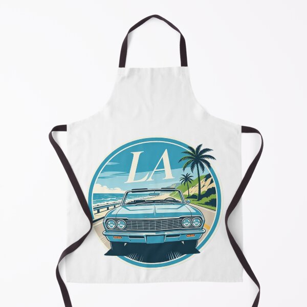 Item preview, LA Coastal Cruisin’ Classic Car Travel Design designed and sold by VladisWorld.