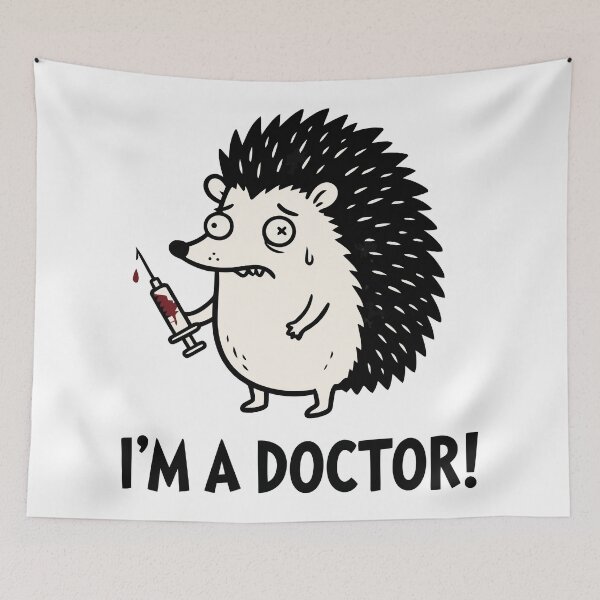 Item preview, Panicked Hedgehog Doctor designed and sold by Amir Faysal.