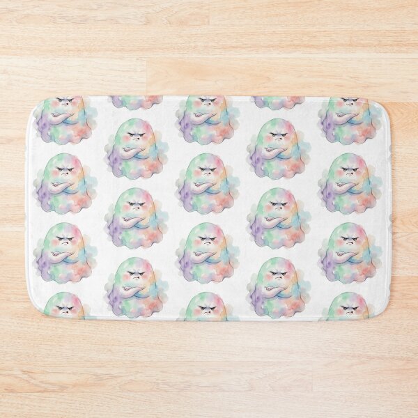 Item preview, Kawaii Ghost Disapproval Grumpy Spooky Spirit designed and sold by Prints by Mat.