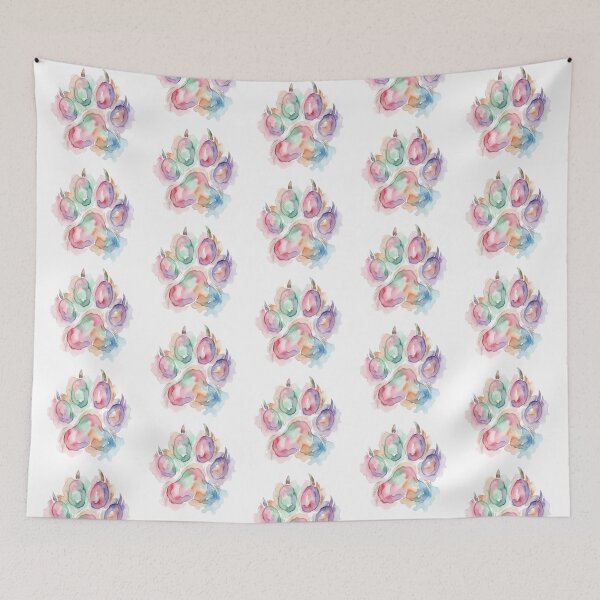 Item preview, Dog Paw Memorial Loss of Pet Tribute designed and sold by Prints by Mat.