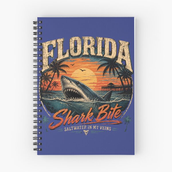 Item preview, Florida Shark Bite Saltwater In My Veins designed and sold by ButterflyHolly Resource.