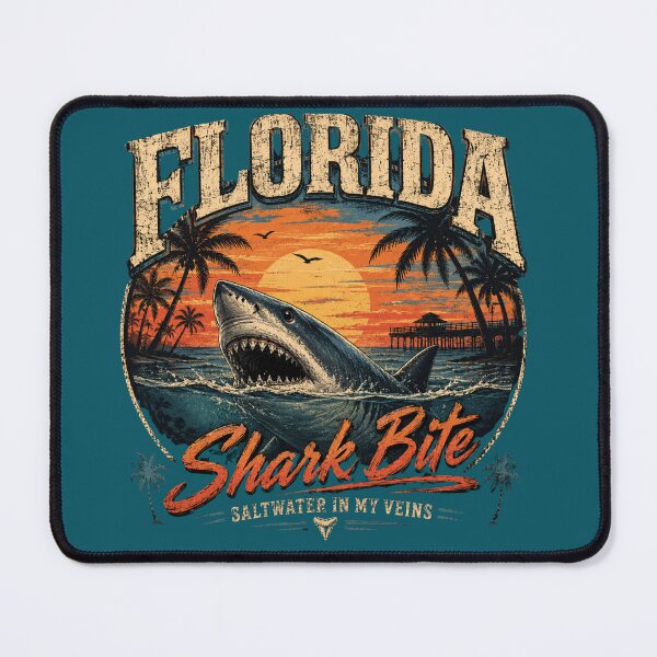 Item preview, Florida Shark Bite Saltwater In My Veins designed and sold by ButterflyHolly Resource.