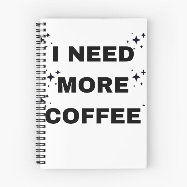Item preview, I Need More Coffee Funny Coffee Lover Quote designed and sold by vibecraft_studio2.