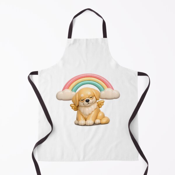 Item preview, Minimalist 3D Golden Retriever Angel Pet Memorial Sticker designed and sold by MIROUZ2000.
