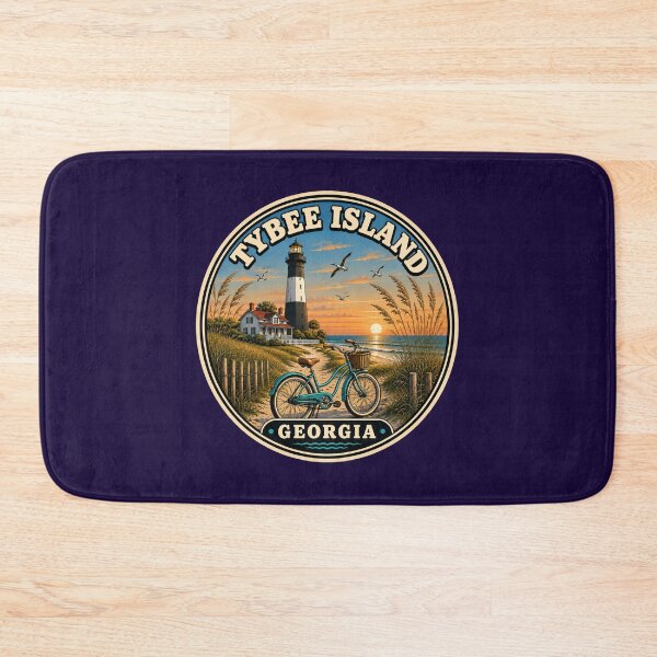 Item preview, Tybee Island Georgia Vintage Lighthouse Travel Badge designed and sold by Swanny's Custom T-shirt and Gift Designs.