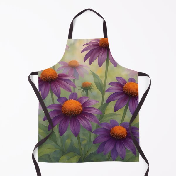 Item preview, Summer Coneflowers in Watercolor designed and sold by TinCatOutPost.