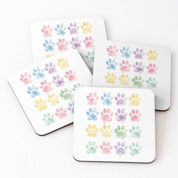 Item preview, Dog Paws Rainbow Colorful designed and sold by Prints by Mat.