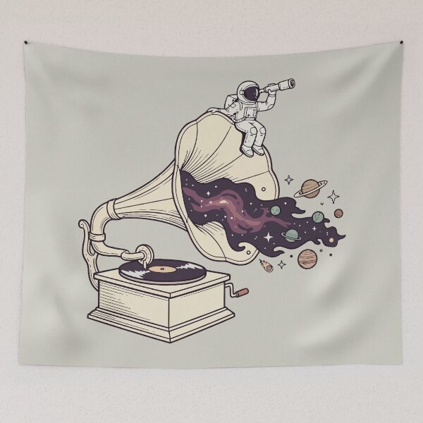 Item preview, Cosmic Symphony Vintage Gramophone designed and sold by Amir Faysal.