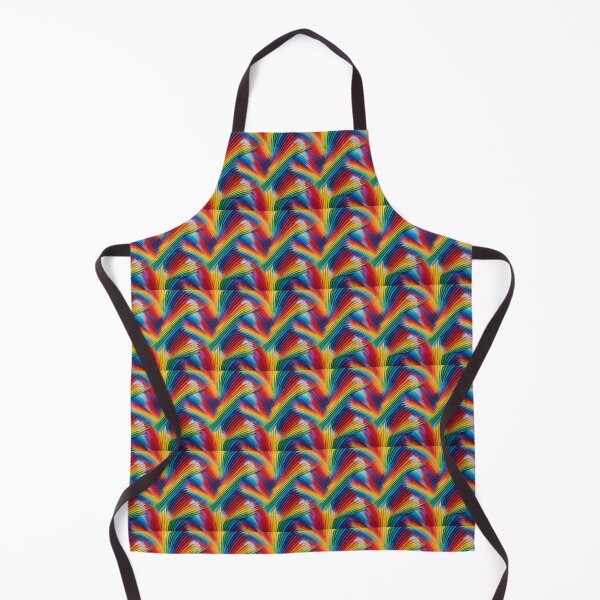 Item preview, Warm Orange Red Zigzag Chevron Woven Pattern Art designed and sold by IntelliMindDesigns.