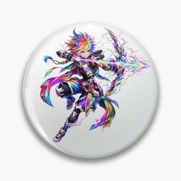 Item preview, Rainbow Static Archer designed and sold by jgvisualarts.