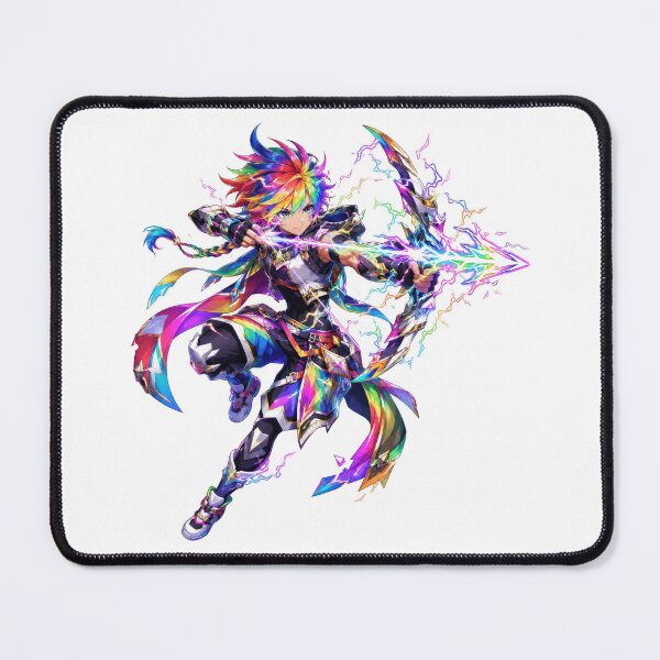 Item preview, Rainbow Static Archer designed and sold by jgvisualarts.