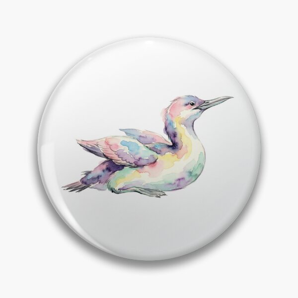 Item preview, Bird Rainbow Colorful Spring Songbird designed and sold by Prints by Mat.