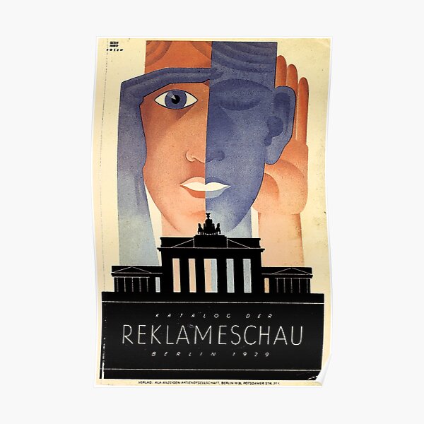 Berlin 1929 Advertising Show Poster
