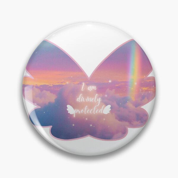Item preview, I Am Divinely Protected Wings Dreamy Aesthetic Clouds designed and sold by Vaeliss.