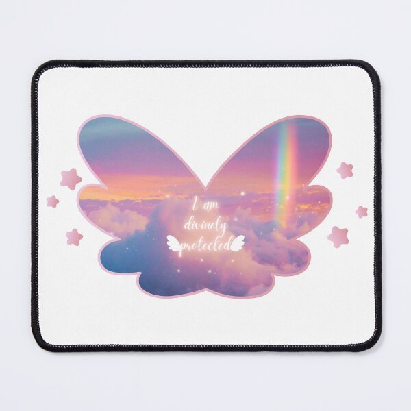 Item preview, I Am Divinely Protected Wings Dreamy Aesthetic Clouds designed and sold by Vaeliss.
