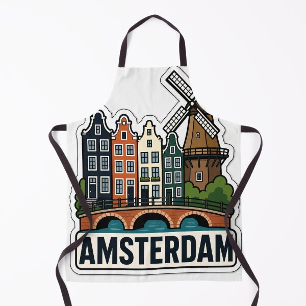 Item preview, Amsterdam Travel Sticker - Amsterdam Netherlands Souvenir Gift designed and sold by VisualArtsOasis.