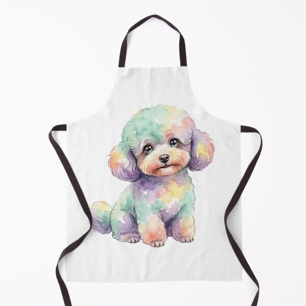 Item preview, Poodle Dog Curly Fur Fluffy Coat Whimsical designed and sold by Prints by Mat.