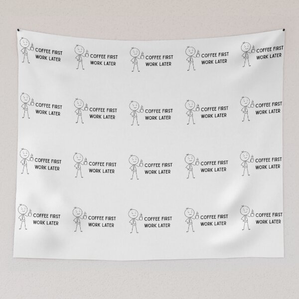 Item preview, Work Funny & Coffee First Work Later designed and sold by madebyjulia7.