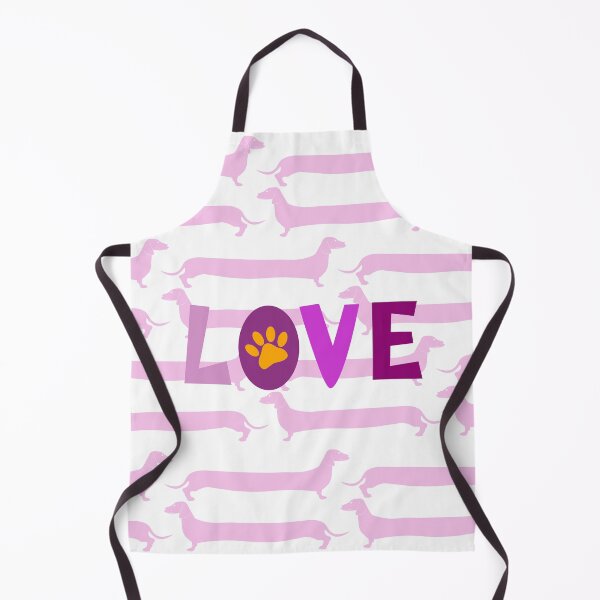 Item preview, I Love Dachshund Pink Cute Gifts for Dog Lover Weiner Dog Hot Dog designed and sold by foryourbestself.