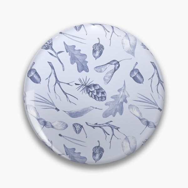 Item preview, Blue Winter Botanical Print designed and sold by Flowersforbear.
