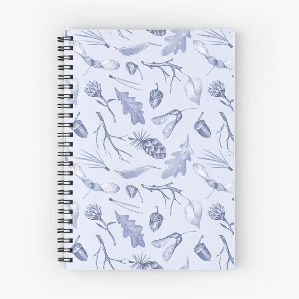 Item preview, Blue Winter Botanical Print designed and sold by Flowersforbear.