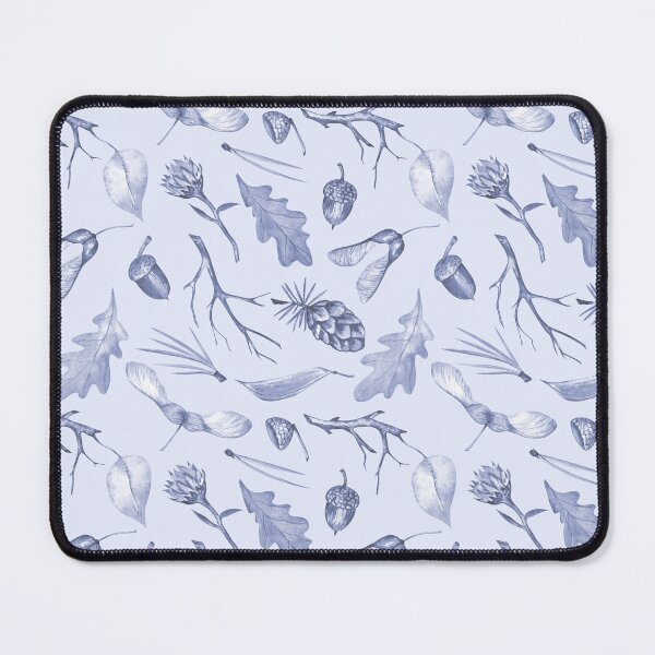 Item preview, Blue Winter Botanical Print designed and sold by Flowersforbear.