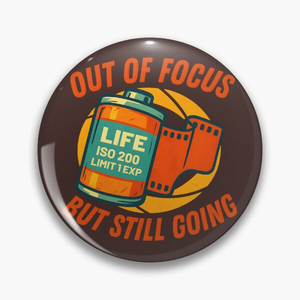 Item preview, Out Of Focus Life Vintage Film Roll Sticker designed and sold by ZETORA Studio.