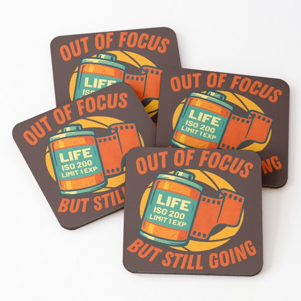 Item preview, Out Of Focus Life Vintage Film Roll Sticker designed and sold by ZETORA Studio.