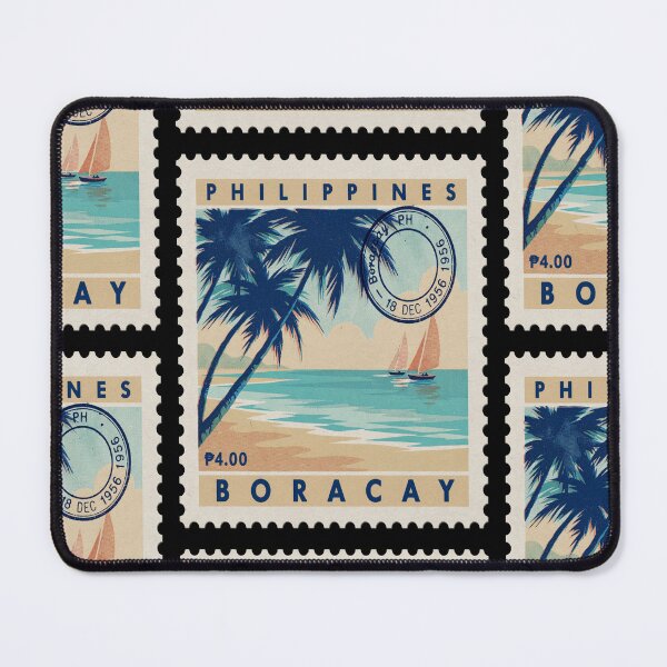 Item preview, Boracay Philippines Coastal Postage Stamp Travel Sticker designed and sold by stickercuffs.