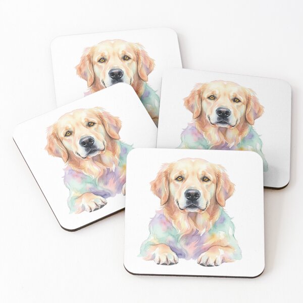Item preview, Golden Retriever Dog Expressive Paws Soft Welcoming designed and sold by Prints by Mat.