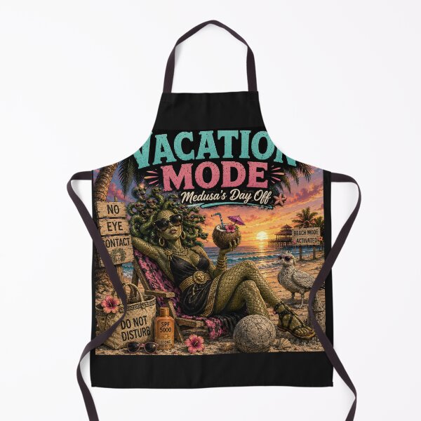 Item preview, Vacation Mode Medusa’s Day Off designed and sold by ButterflyHolly Resource.