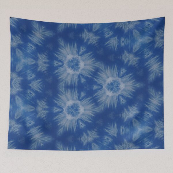 Item preview, Kaleidoscope Clouds Blue White Abstract designed and sold by DesignbyDizdar.