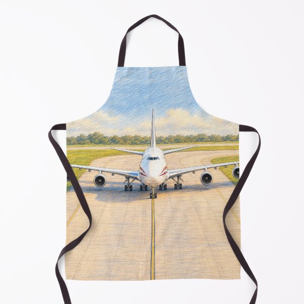 Item preview, Commercial Airplane Sketch Illustration designed and sold by EMairplanes.