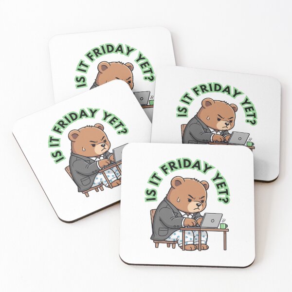 Item preview, Work Funny Animals & Is It Friday Yet? designed and sold by madebyjulia7.
