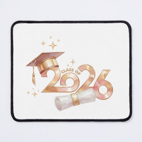 Item preview, Class of 2026 Graduate with Rose Gold Graduation Hat, Diploma & Stars designed and sold by jeweleddesigns.