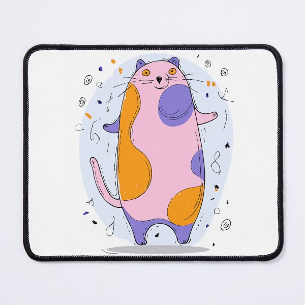 Item preview, Cute Chunky Minimalist Cat Mascot Doodle designed and sold by InkmotiveStudio.