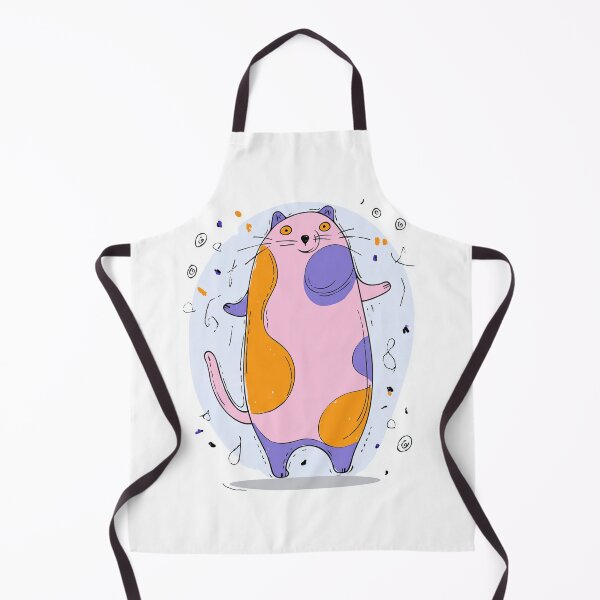 Item preview, Cute Chunky Minimalist Cat Mascot Doodle designed and sold by InkmotiveStudio.