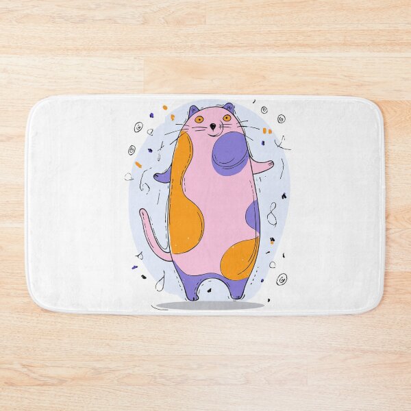 Item preview, Cute Chunky Minimalist Cat Mascot Doodle designed and sold by InkmotiveStudio.