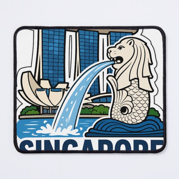 Item preview, Singapore Travel Sticker - Singapore Marina Bay Souvenir Gift designed and sold by VisualArtsOasis.